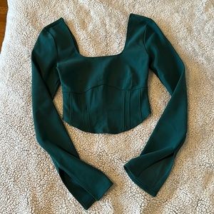 Abercrombie and Fitch blue/green top, XS